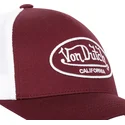 von-dutch-lof-b15-red-and-white-adjustable-trucker-hat