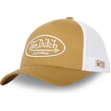 cappellino-trucker-marrone-e-bianco-regolabile-lof-b18-di-von-dutch