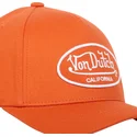 von-dutch-curved-brim-lof-c11-orange-adjustable-cap