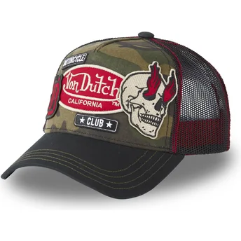 Cappellino trucker camouflage PATCHES01 di Von Dutch