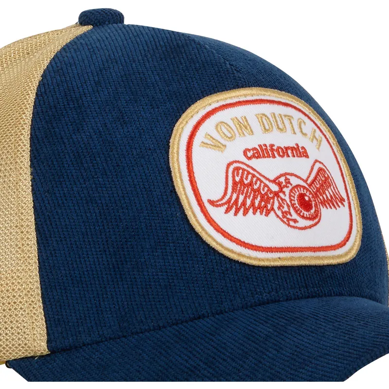 cappellino-trucker-blu-marino-e-beige-blu-ct-di-von-dutch