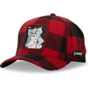 cappellino-curvo-rosso-e-nero-snapback-tom-taj5-tj6-looney-tunes-di-capslab