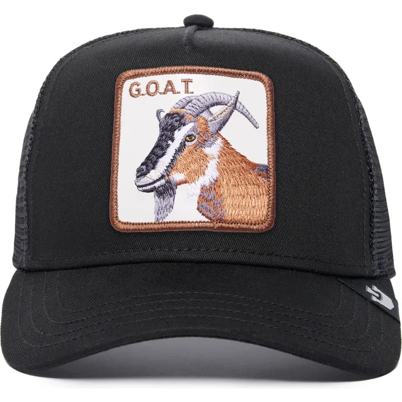 cappellino-trucker-nero-capra-the-goat-the-farm-di-goorin-bros