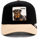 cappellino-trucker-nero-e-beige-cane-rottweiler-the-guard-dog-the-farm-di-goorin-bros