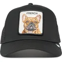 cappello-trucker-nero-bulldog-francese-the-french-frenchie-the-farm-di-goorin-bros