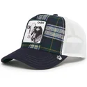 cappellino-trucker-blu-marino-e-bianco-mucca-cash-moon-cow-uk-plaid-the-farm-di-goorin-bros
