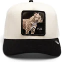 cappello-trucker-beige-e-nero-con-pitbull-flex-the-suede-pitbull-the-farm-di-goorin-bros