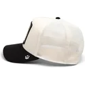 cappello-trucker-beige-e-nero-con-pitbull-flex-the-suede-pitbull-the-farm-di-goorin-bros