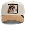 berretto-trucker-beige-cane-san-bernardo-top-dog-the-suede-st-bernard-the-farm-di-goorin-bros
