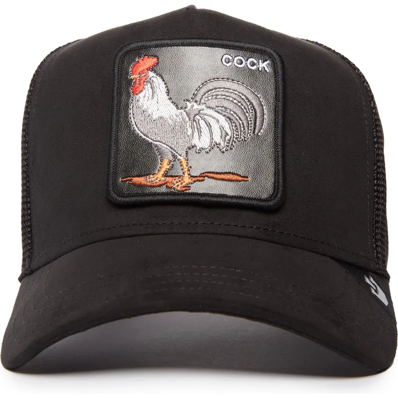 cappellino-trucker-nero-gallo-cock-the-suede-rooster-blacked-out-the-farm-di-goorin-bros