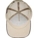 gorra-trucker-beige-e-nera-perezoso-the-faded-sloth-eco-brutalism-the-farm-di-goorin-bros