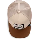cappellino-trucker-beige-e-marrone-scorpione-deadly-the-deadliest-scorpion-eco-brutalism-the-farm-di-goorin-bros