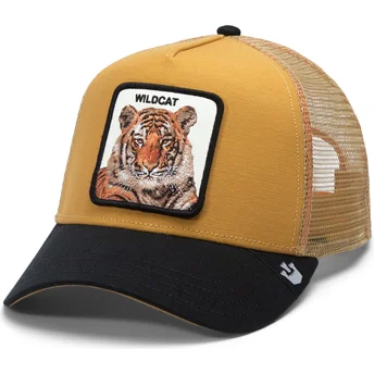cappellino-trucker-marrone-e-nero-tigre-the-wildcat-tiger-big-cats-the-farm-di-goorin-bros