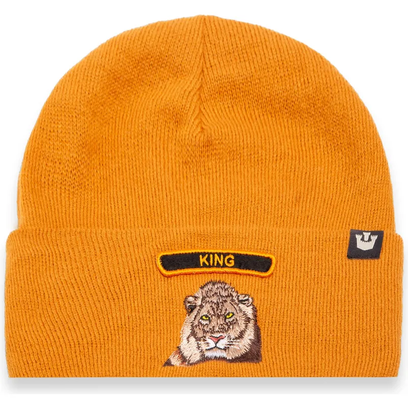 gorro-giallo-leone-soft-rock-king-classic-knit-the-farm-di-goorin-bros