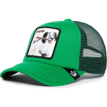 Cappellino trucker verde per bambino cane Playful Playtime The Farm di Goorin Bros.