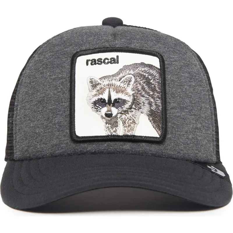 cappellino-trucker-grigio-per-bambino-procione-rascal-racacoonie-the-farm-di-goorin-bros