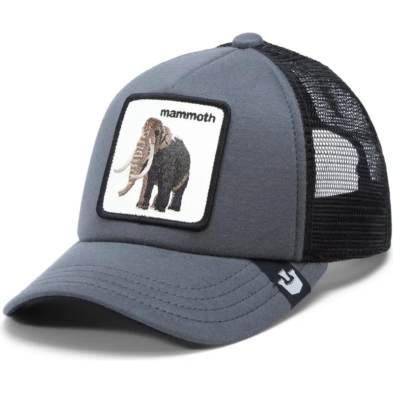 cappellino-trucker-grigio-per-bambino-mammut-mammoth-fuzzy-trunk-extinct-the-farm-di-goorin-bros