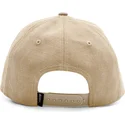 gorra-curva-snapback-marrone-chiaro-con-orso-bear-bare-duck-canvas-the-farm-di-goorin-bros
