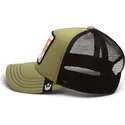 cappellino-trucker-verde-e-nero-per-bambino-denti-a-sciabola-fierce-cat-teefs-extinct-the-farm-di-goorin-bros