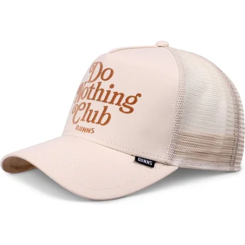 Cappellino trucker beige Do Nothing Club HFT DNC 30th di Djinns