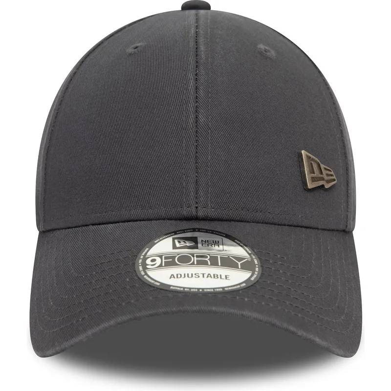 cappellino-curvo-grigio-regolabile-9forty-pin-di-new-era