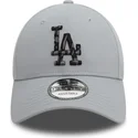 cappellino-curvo-grigio-regolabile-9forty-seasonal-infill-dei-los-angeles-dodgers-mlb-di-new-era