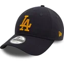 cappellino-regolabile-blu-navy-con-visiera-curva-e-logo-giallo-9twenty-league-essential-dei-los-angeles-dodgers-mlb-di-new-era