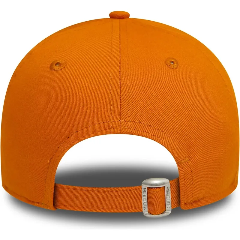 cappelli-curva-arancia-cinghia-regolabile-9forty-league-essential-dei-new-york-yankees-mlb-di-new-era