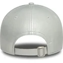 cappellino-curvo-argentato-regolabile-da-donna-con-logo-argentato-9forty-midi-pu-dei-new-york-yankees-mlb-di-new-era