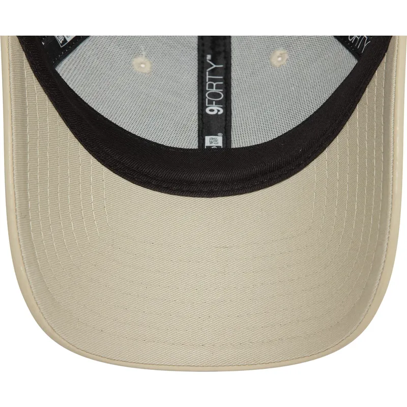 cappelli-curva-beige-cinghia-regolabile-9forty-midi-pu-dei-new-york-yankees-mlb-di-new-era