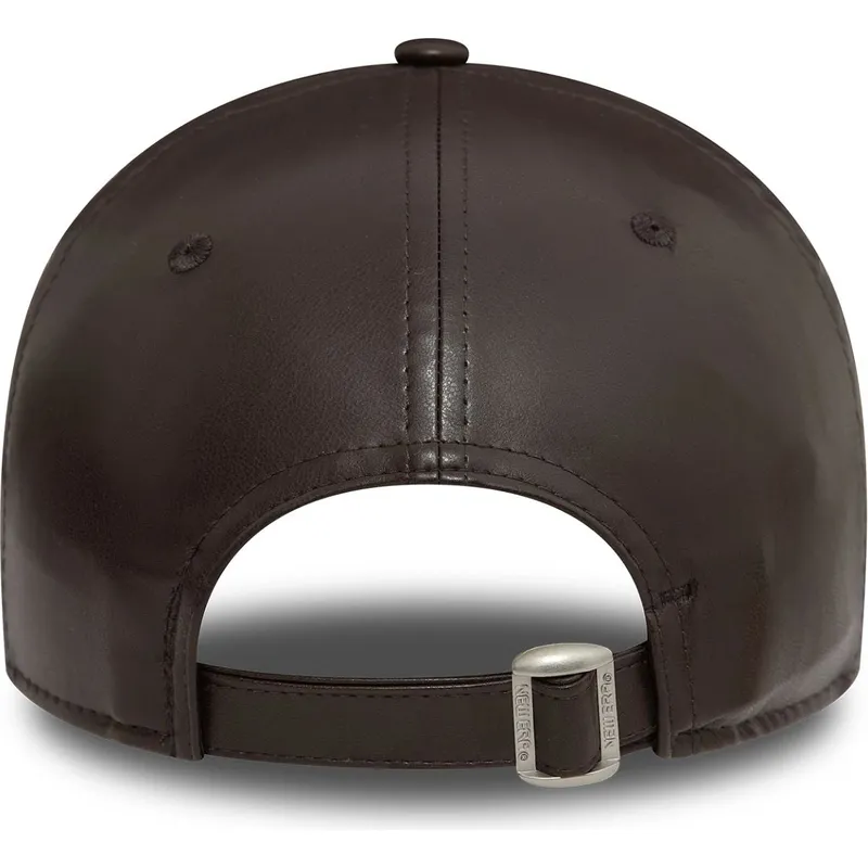 cappelli-curva-marrone-cinghia-regolabile-9forty-midi-pu-dei-new-york-yankees-mlb-di-new-era