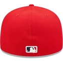 cappello-piatto-rosso-chiuso-59fifty-ac-perf-dei-st-louis-cardinals-mlb-di-new-era