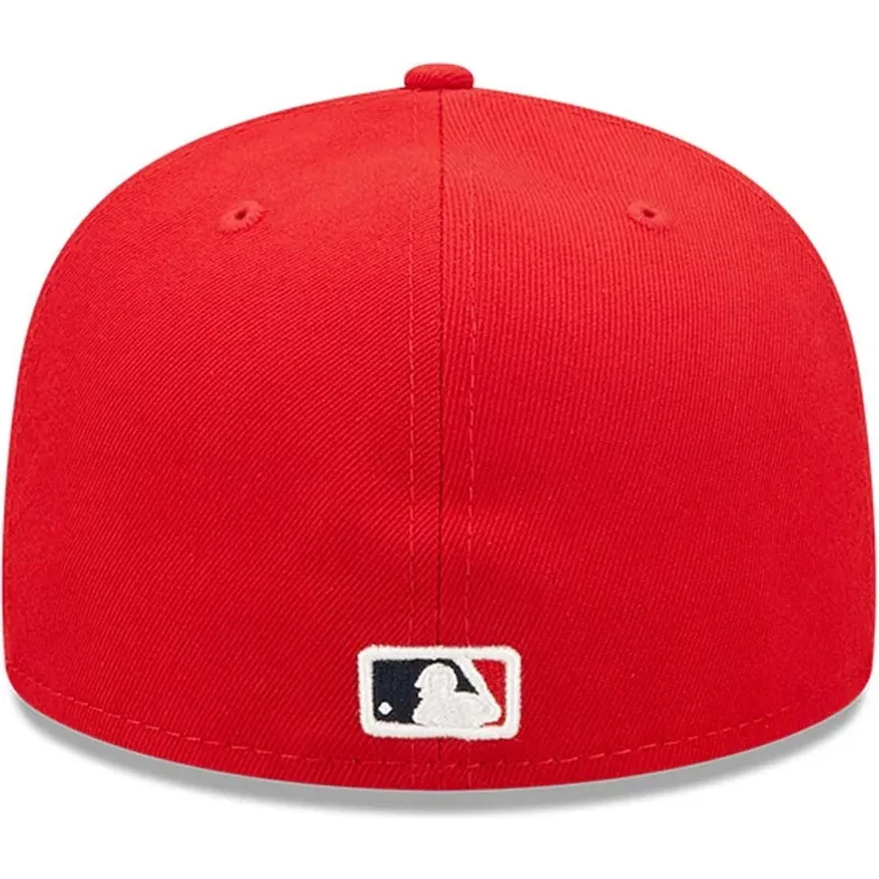 cappello-piatto-rosso-chiuso-59fifty-ac-perf-dei-st-louis-cardinals-mlb-di-new-era