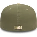 cappellino-piatto-verde-e-beige-chiuso-59fifty-side-patch-dei-los-angeles-dodgers-mlb-di-new-era