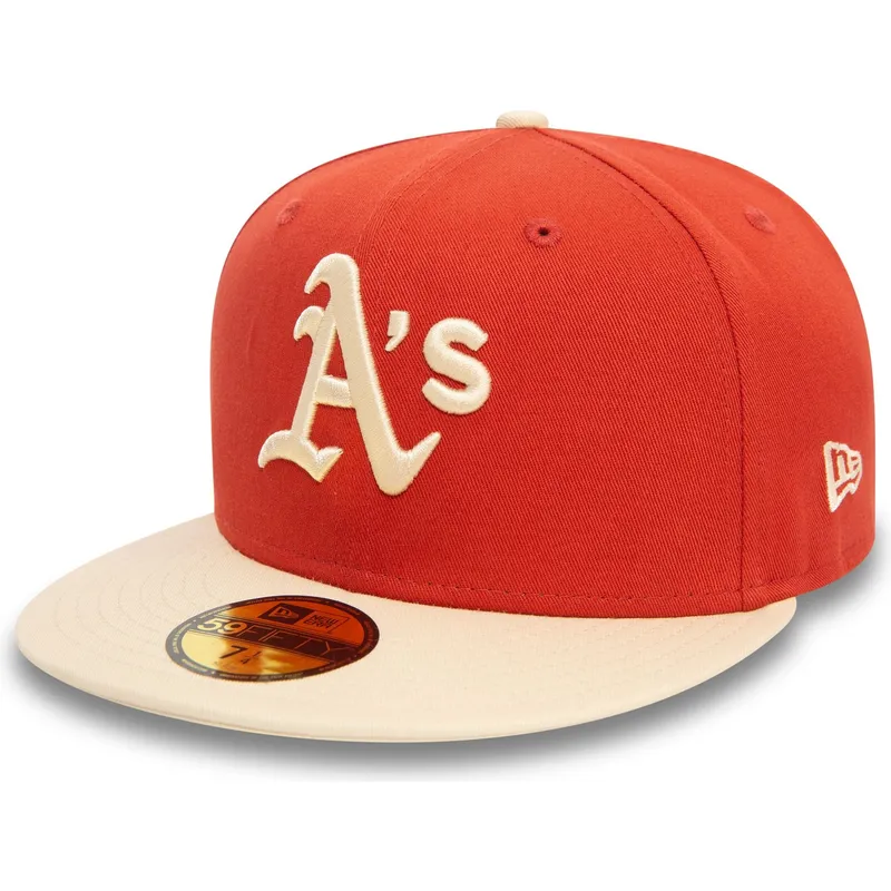 cappelli-piatta-arancia-regolato-59fifty-side-patch-dei-oakland-athletics-mlb-di-new-era cappelli-piatta-arancia-regolato-59fifty-side-patch-dei-oakland-athletics-mlb-di-new-era