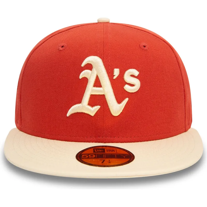 cappelli-piatta-arancia-regolato-59fifty-side-patch-dei-oakland-athletics-mlb-di-new-era cappelli-piatta-arancia-regolato-59fifty-side-patch-dei-oakland-athletics-mlb-di-new-era
