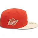 cappelli-piatta-arancia-regolato-59fifty-side-patch-dei-oakland-athletics-mlb-di-new-era