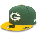 berretto-piatto-verde-e-giallo-chiuso-59fifty-pin-pack-dei-green-bay-packers-nfl-di-new-era