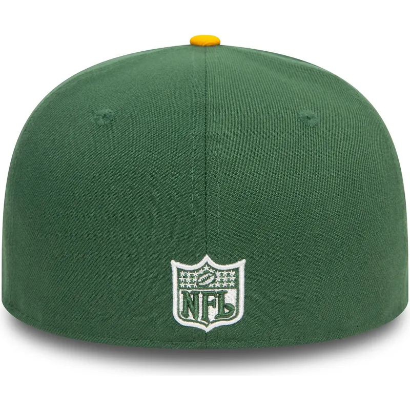 berretto-piatto-verde-e-giallo-chiuso-59fifty-pin-pack-dei-green-bay-packers-nfl-di-new-era