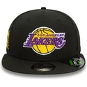 cappello-piatto-nero-snapback-9fifty-repreve-dei-los-angeles-lakers-nba-di-new-era
