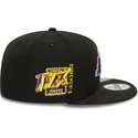 cappello-piatto-nero-snapback-9fifty-repreve-dei-los-angeles-lakers-nba-di-new-era