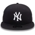 cappello-piatto-blu-navy-snapback-9fifty-team-colour-dei-new-york-yankees-mlb-di-new-era