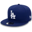 new-era-flat-brim-9fifty-team-colour-los-angeles-dodgers-mlb-blue-snapback-cap