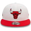 cappelli-piatta-rosso-snapback-9fifty-white-crown-patch-dei-chicago-bulls-nba-di-new-era
