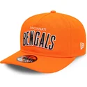 cappellino-curvo-arancione-snapback-9fifty-a-frame-coaches-dei-cincinnati-bengals-nfl-di-new-era