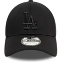 cappellino-curvo-nero-regolabile-con-logo-nero-39thirty-monochrome-dei-los-angeles-dodgers-mlb-di-new-era