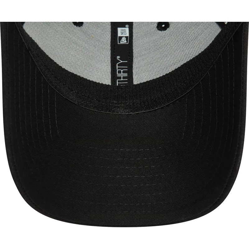 cappellino-curvo-nero-regolabile-con-logo-nero-39thirty-monochrome-dei-los-angeles-dodgers-mlb-di-new-era
