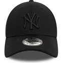 cappellino-curvo-nero-regolabile-con-logo-nero-39thirty-monochrome-dei-new-york-yankees-mlb-di-new-era
