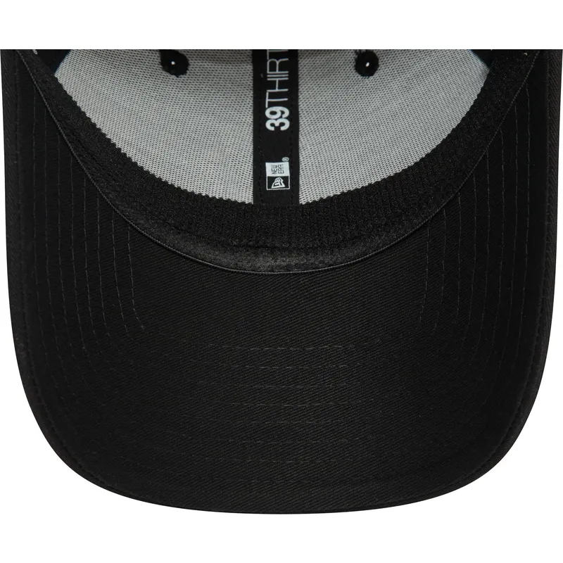 cappello-curvo-nero-regolabile-con-logo-nero-39thirty-monochrome-dei-new-york-yankees-mlb-di-new-era