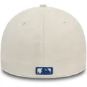 cappellino-curvo-beige-regolabile-con-logo-blu-39thirty-in-finta-pelle-scamosciata-dei-los-angeles-dodgers-mlb-di-new-era